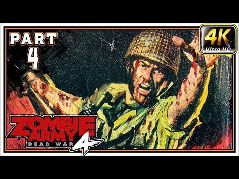 ZOMBIE ARMY 4 DEAD WAR Full Gameplay Walkthrough PART 4 - Meat Locker Chapters 1 & 2 [4K 60FPS]