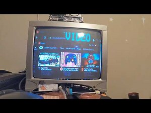 CRT tv turning on