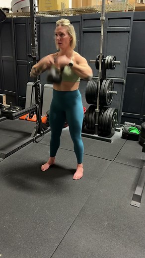 Goblet clean #kettlebell