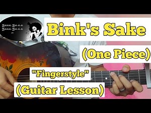 Bink's Sake - One Piece | Fingerstyle Guitar Lesson | With Tab | (Yohohoho)