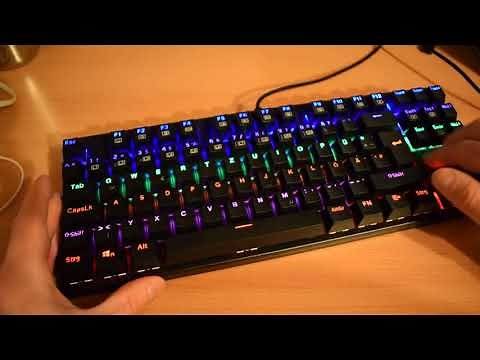 Review: Aukey - Mechanische Tastatur KM-G7 mit LED Beleuchtung