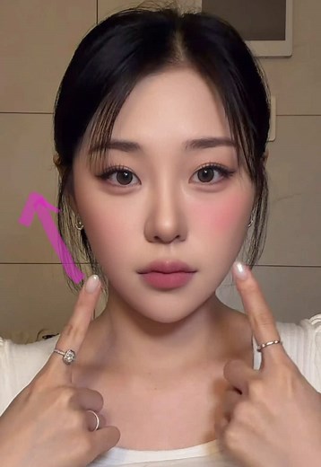 중안부 삭제🚨 무너진 얼굴 복구하는 '이 위치' 리프팅 메이크업 | one dimensional makeup