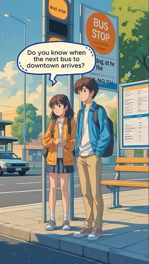 Talking While Waiting for the Bus | English Conversation | Everyday English Lab