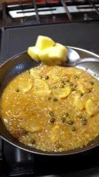 How to make a Lemon Butter Caper Sauce #sauce #lemon #butter #recipe #cooking