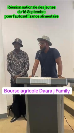 Bourse agricole Daara J Family dévoilée lors de la rencontre des jeunes au ministère de l’Agriculture sur le théme: Jeunesse et autosuffisance alimentaire | Souleymane Agne L'Officiel