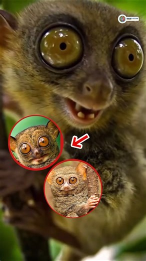 Cute but Dangerous? Meet the Tarsier 👀🐒 #animals #tarsier