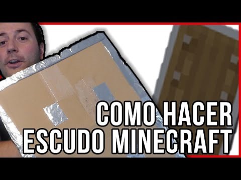 COMO HACER UN ESCUDO DE MINECRAFT CASERO Facil y divertido
