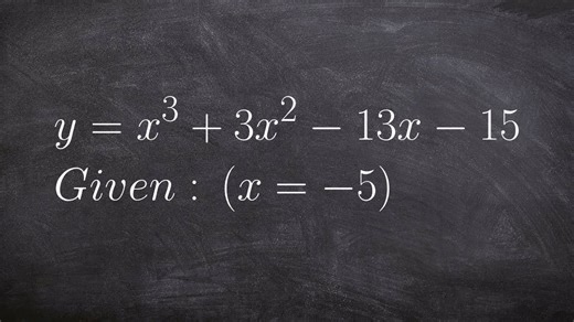How to completely factor a polynomial using synthetic division