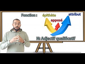 adjectif qualificatif épithète attribut # grammaire # fonctions de l'adjectif #
