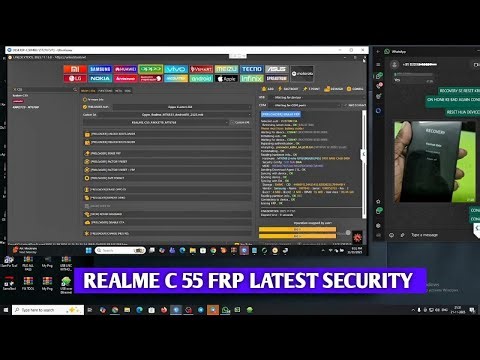 Realme C55 Frp Unlock Tool Android 14/15 Latest Security