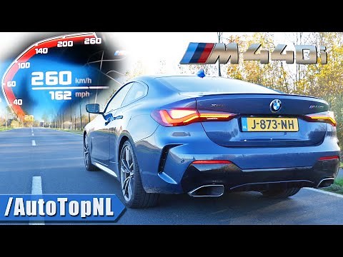 BMW M440i xDrive 0-260KMH ACCELERATION TOP SPEED & SOUND by AutoTopNL