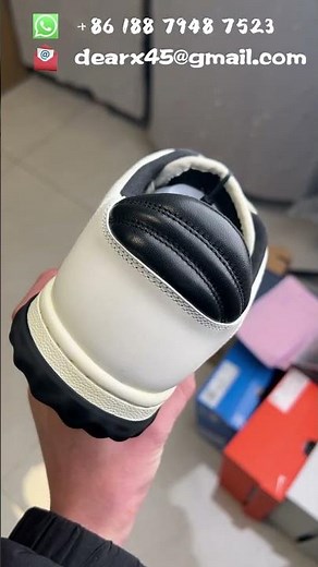 Black white Gucci New style sneaker in hand show!! #shoes