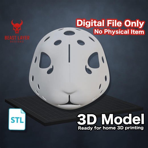 Mice Mouse Fursuit Head Base Eyeblank STL File - Kemono Cosplay Mask (digital Download ) - Etsy