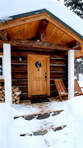 83K views · 3.1K reactions | Would You Spend a Snowy Weekend Here? Fresh snow covers the roof, smoke curls from the chimney, and warm candlelight glows through frosted windows — winter perfection in one view. | Mountain Cabin | Facebook
