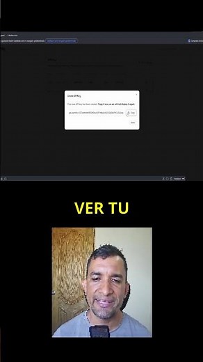 Save your API key: Avoid losing it!