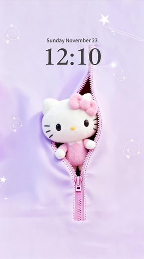 かわいいハローキティの壁紙とアプリ