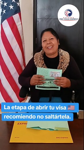 ¡Gracias por dejarnos ser parte de tus sueños cumplidos! 🌟🙌 Tú también puedes obtener tu visa este 2025, ¡las aprobaciones siguen aumentando! 📈🎉 Hoy hay más oportunidades para ingresar legalmente a Estados Unidos. 🇺🇸✨ ¡Es tu momento! Contáctanos y te ayudamos a lograrlo. 📲 | Pro Visas Express