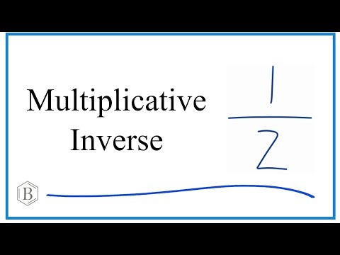 Multiplicative inverse of 1/2 (and Additive Inverse)