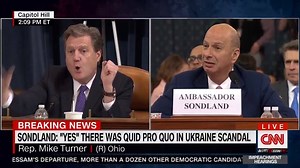 34K views · 1K reactions | PLEASE SHARE House Democrats reference Gordon Sondland EVERYWHERE in their impeachment case. Spread this clip far and wide: Question: “No one on this planet ever told you that President Trump was tying aid to political investigations?” Sondland: “Yes, [that's correct]” “So you have no evidence?” Sondland: “[No]... Other than my own presumption” | Mark Meadows | Facebook