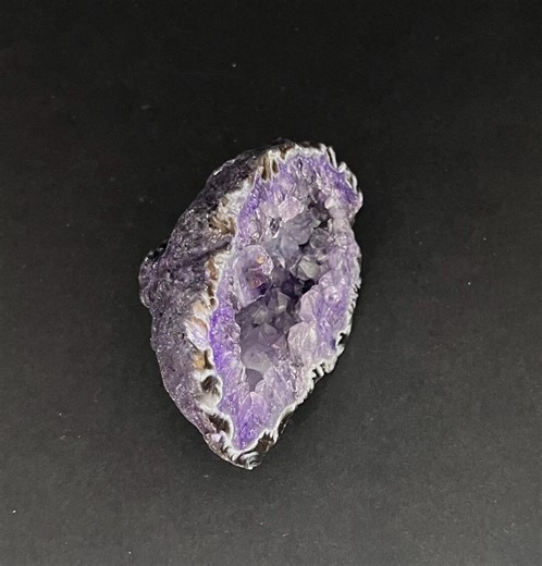 Purple Agate Geode — Natural Crystal Formation - Etsy