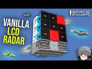 This LCD Radar Station Shows Enemy Ship Location Without Scripts, Space Engineers