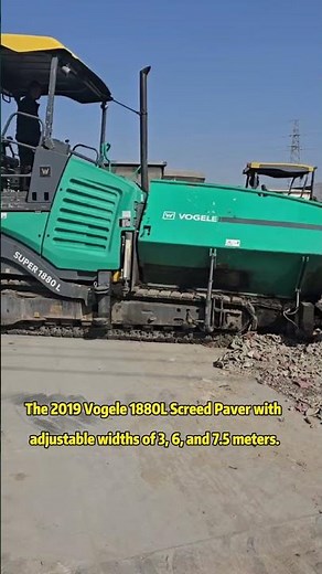 Used paver for sale | Vogele 2019 1880L paver