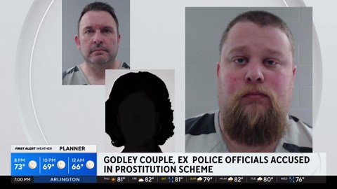 North Texas couple, former Godley officers under investigation in alleged prostitution scheme