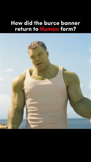 How did bruce banner return to Human form 🤯 #shorts