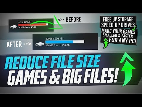 🔧 How to FREE Up More than 50GB+ Of Disk Space by COMPRESSING Files in Windows 10, 8 or 7! 💾✔️