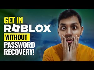 How to GET on Your ROBLOX Account Without Password Recover