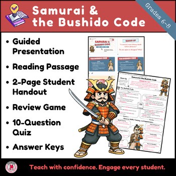 Samurai & the Bushido Code Lesson | Feudal Japan (Grades 6–8)