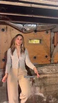 Best case scenario — incredible old growth framing, which carries load across spans that modern lumb