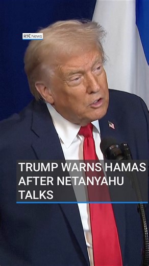 US President Donald Trump has warned that Hamas will have “hell to pay” if it fails to disarm while offering full support to Benjamin Netanyahu during a meeting with the Israeli prime minister in Florida. Speaking at a news conference, Mr Trump also downplayed reports of tensions with Mr Netanyahu over the second stage of the fragile Gaza ceasefire. He also threatened to “eradicate” any attempt by Iran to rebuild its nuclear program or ballistic missile arsenal following US and Israeli strikes e