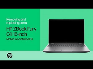 Removing & replacing parts | HP ZBook Fury G1i 16-inch Mobile Workstation PC | HP Computer Service