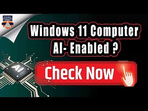 How to Check if Your Windows 11 Computer Is AI-Enabled | Enable Ai in Windows 11