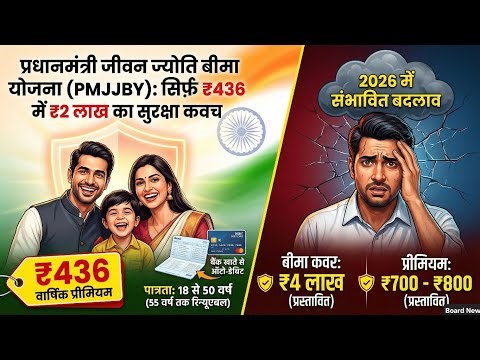 PMJJBY 2026 पूरी जानकारी | ₹436 में ₹2 लाख जीवन बीमा | Pradhan Mantri Jeevan Jyoti Bima Yojana