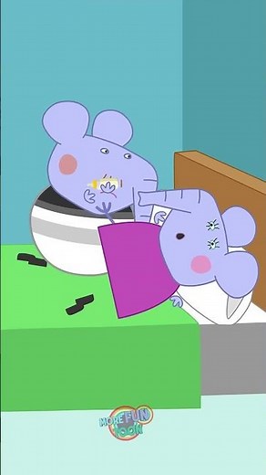 Edmond Cant Sleep #funnycartoon #animationmeme #peppapig