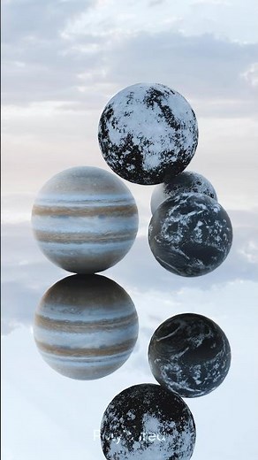 Planets Destruction in The Sky 🔥 Rigid Body Simulation Loop | Realistic Blender Animation