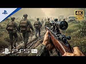 (PS5) SHADOW WAR Call of Duty WW2 - Immersive 4K Gameplay