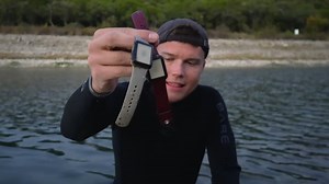 The GoPro survived and so did the footage (deep water park recovery)