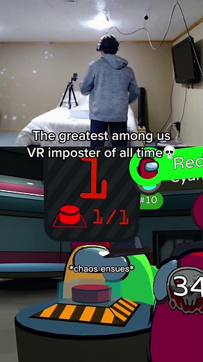 Among Us VR Imposter: Defeating the Gaslight God