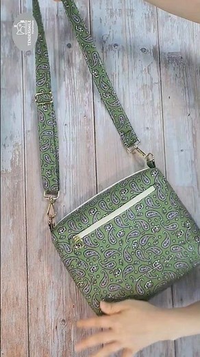 Quick and Easy sewing tips/ crossbody bag tutorial #shortsvideo #shorts #sewingtutorial