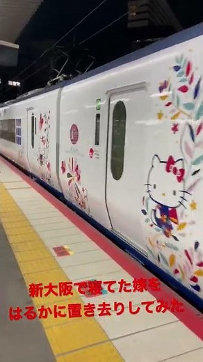 新大阪駅にて、特急はるか