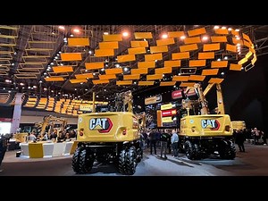 bauma 2022 Preview Hallen B und C am Vortag der Eröffnung