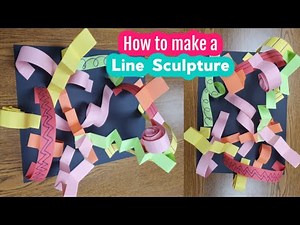 How to make a Line Paper Sculpture
