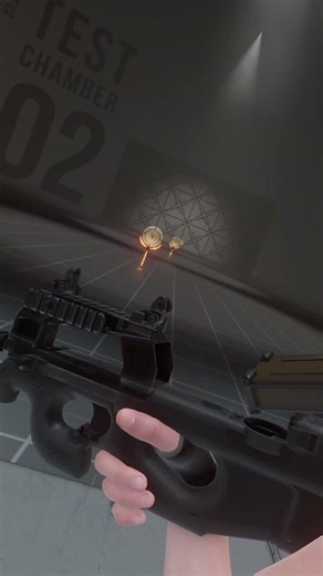 Bonelab #shorts - P90 Reload in VR