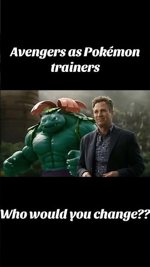 Avengers as Pokémon trainers — Iron Man, Thor, Cap & more!? 👀🔥#Pokemon #Avengers #Marvel #Shorts