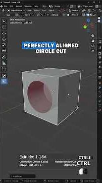 Beveled Cuts in Seconds with Boxcutter #blender #tutorial