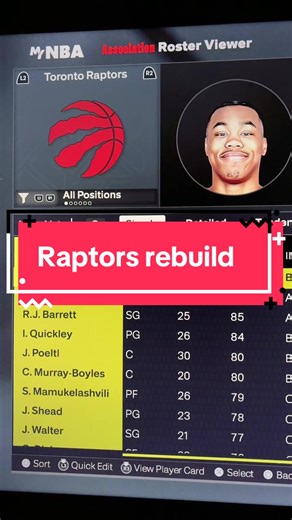 Shoutout to all the raptors fans out there #fyp #nba #basketball #challenge #rebuild