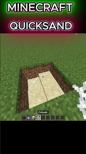 how to make easy Minecraft quicksand